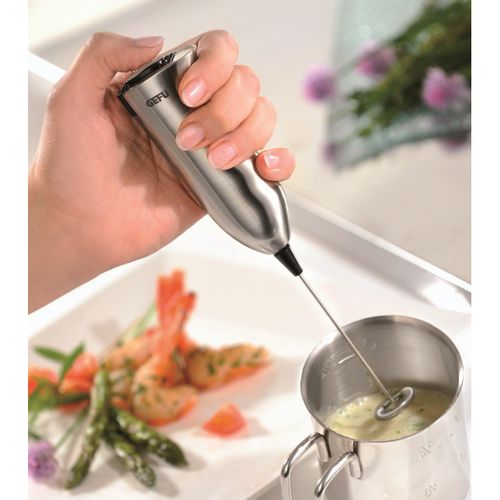 Mousseur À Lait Electrique  En Acier Inoxydable - Argent