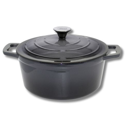 Cocotte 26 Cm En Fonte émaillée Gris Classique 4.5 L Elo