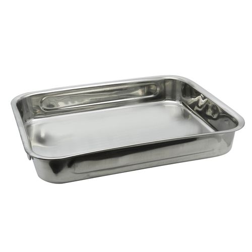 Plat Four En Inox Rectangulaire 32,5 X 24 X 6 Cm Elo Edition Red