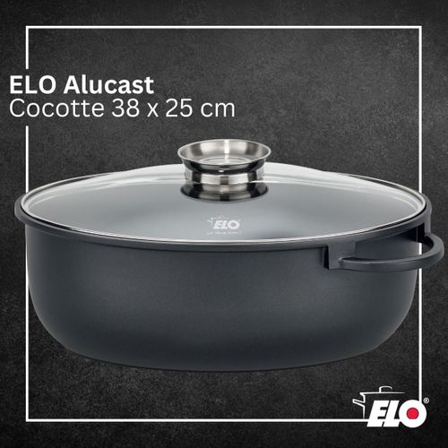 Cocotte 38 X 25 Cm En Fonte Aluminium Antiadhésive 7 L Alucast