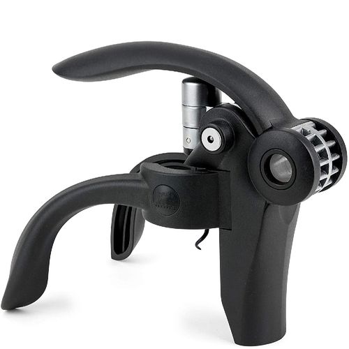 Tire-bouchon à Levier Noir Avec Coupe-capsule 14 Cm Baltazar Dark