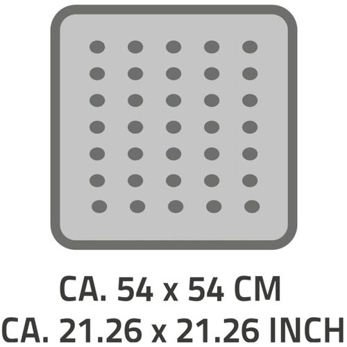 Tapis De Douche Antidérapant Playa 54 X 54 Cm Bleu 68403
