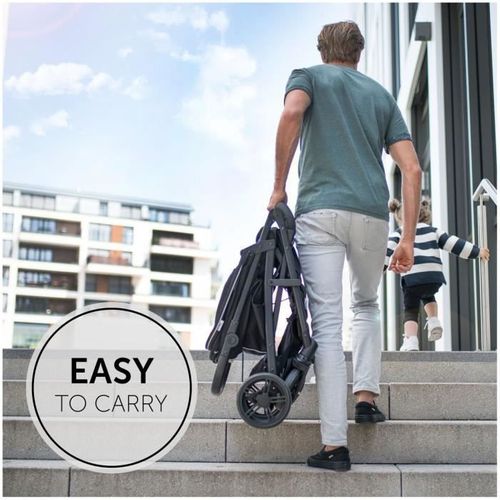 Poussette Compacte - Rapid 4 - 4 Roues - Gris