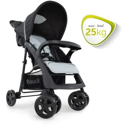 Poussette Compacte - Shopper Neo Ii - 4 Roues - Caviar / Silver