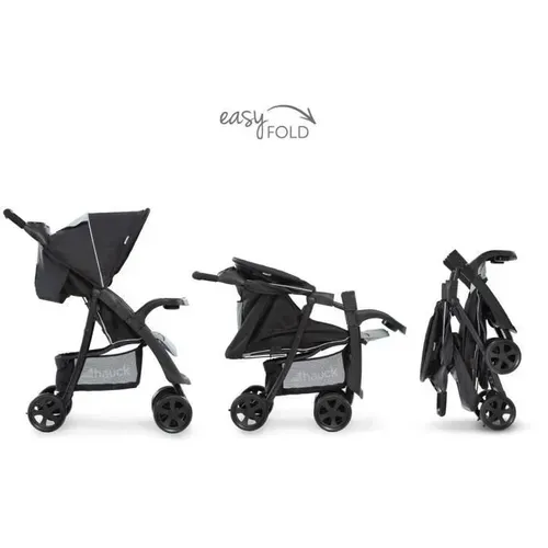 Poussette Compacte - Shopper Neo Ii - 4 Roues - Caviar / Silver