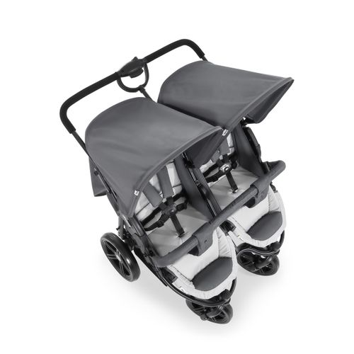 Poussette Jumeaux Hauck Roadster Duo Slx - Grey Silver