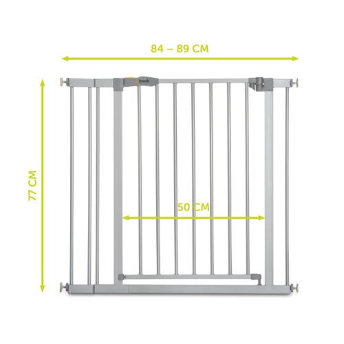 Barrière De Sécurité Stop N Safe 2 + Extension 9 Cm - Gris