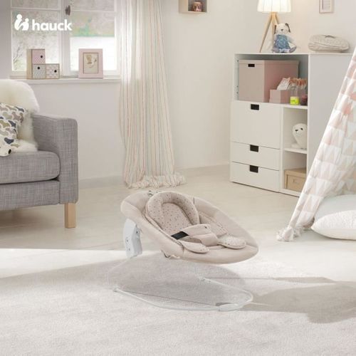Transat - Alpha Bouncer 2-en-1 - Des La Naissance - Harnais 3 Points - Winnie L'ourson Beige