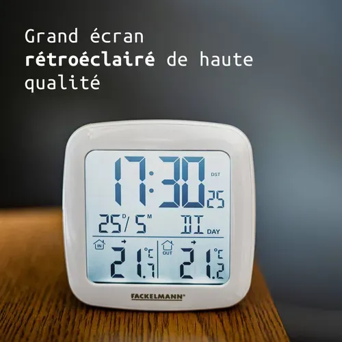Thermomètre Numérique Radio-réveil Tecno