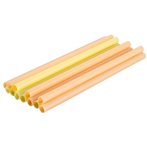 Lot De 12 Pailles Coloré En Plastique 20 Cm Fackelmann Summer Party