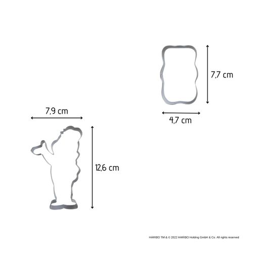 Lot De 2 Emporte-pièces Nounours Par Haribo