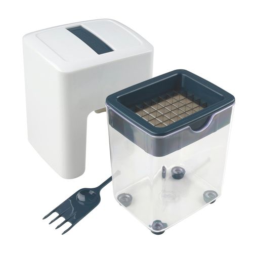 Coupe Frites Manuel Avec Récipient Et Brosse De Nettoyage Easy Prepare