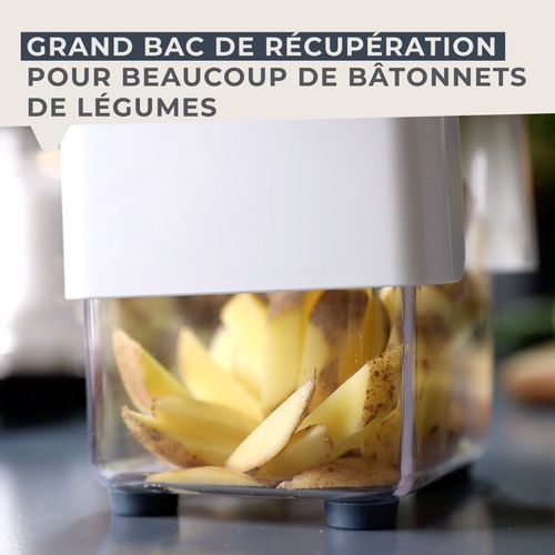 Coupe Frites Manuel Avec Récipient Et Brosse De Nettoyage Easy Prepare