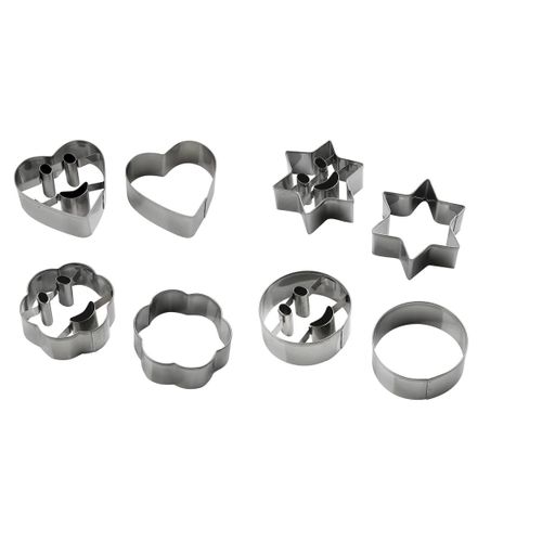 Lot De 2 Emporte-pièces Smiley Forme Aléatoire Emporte-pièces