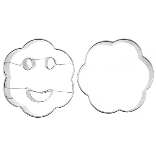 Lot De 2 Emporte-pièces Smiley Forme Aléatoire Emporte-pièces
