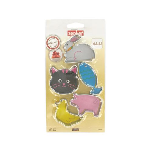 Lot De 5 Emporte-pièces Animaux Emporte-pièces