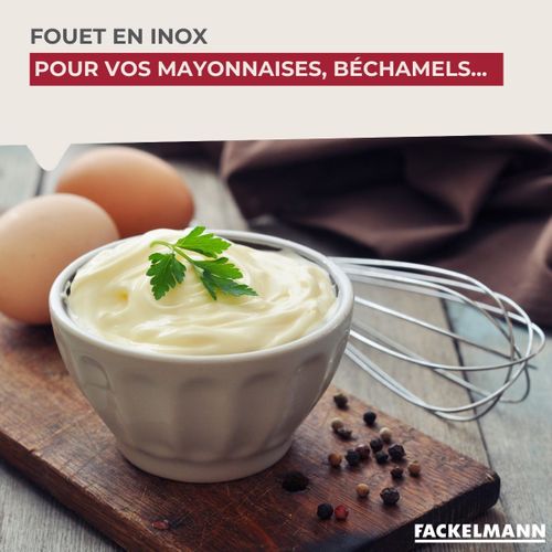 Fouet De Cuisine Et Pâtisserie En Inox 26 Cm Fackelmann