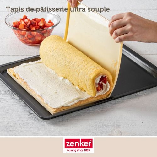 Zenker 43546 Moule à Macarons Silicone 36x24,5 Cm - 34 Moitiés