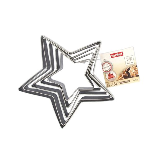 Lot De 5 Emporte-pièces De Noël En Forme D'étoile Emporte-pièces