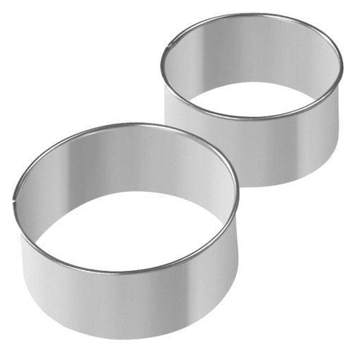 Lot De 2 Emporte-pièces Ronds Pour Beignets En Inox Emporte-pièces