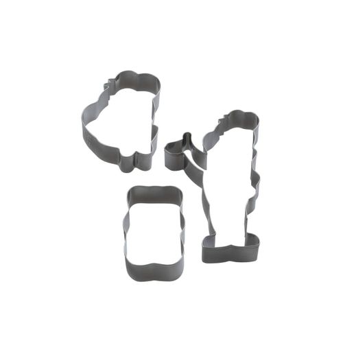 Lot De 3 Emporte-pièces Oursons En Inox Haribo