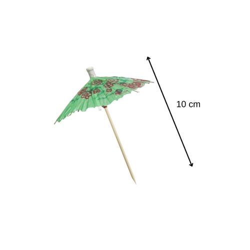 Lot De 20 Mini Parasols Pour Cocktail