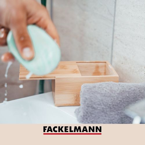 Boîte à Savon En Bambou Avec Couvercle Fackelmann Tecno