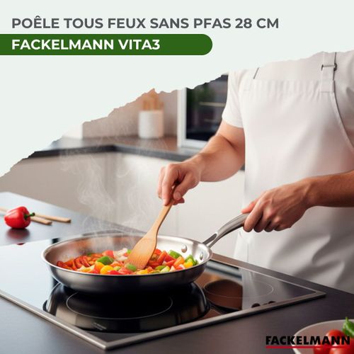 Poêle 28 Cm En Inox 18/10 Triply Fackelmann Vita3