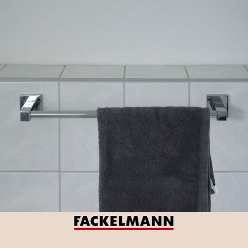 Porte Serviette Mural Vertical Gris Chrome 49,5 X 5 X 7 Cm Fackelmann Mare