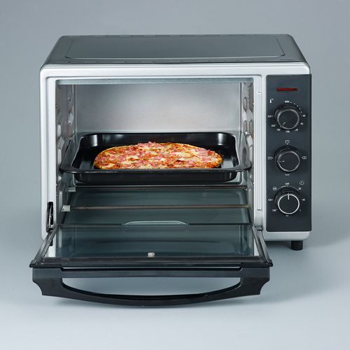 Mini Four à Chaleur Tournante To2056 - 30 L - 1600 W - Noir Et Argent