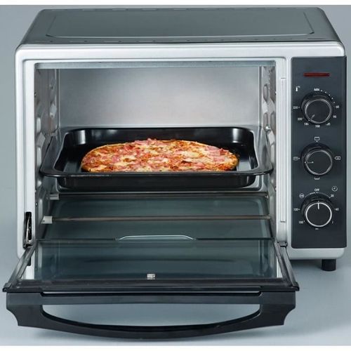 Mini Four à Chaleur Tournante To2056 - 30 L - 1600 W - Noir Et Argent