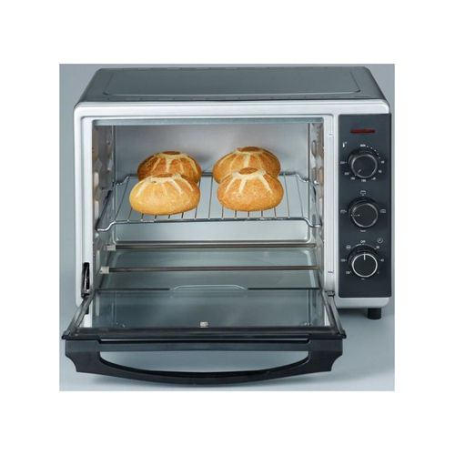 Mini Four à Chaleur Tournante To2056 - 30 L - 1600 W - Noir Et Argent