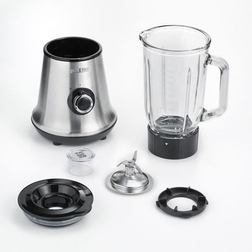Blender - Sm3734 - 1 L - 2 Vitesses + Fonction Pulse - 22 000 Tours/min - Inox Et Noir