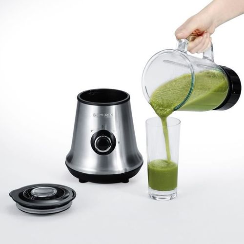 Blender - Sm3734 - 1 L - 2 Vitesses + Fonction Pulse - 22 000 Tours/min - Inox Et Noir