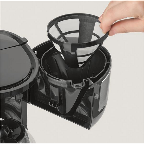 Cafetière 4-6 tasses Noir Inox 750w 4808
