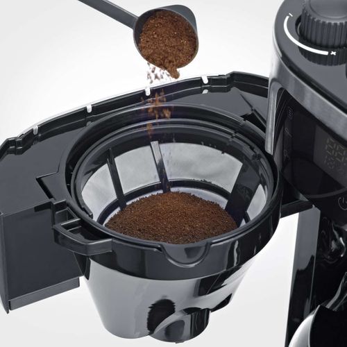 Cafetière filtre avec broyeur KA 4813 inox