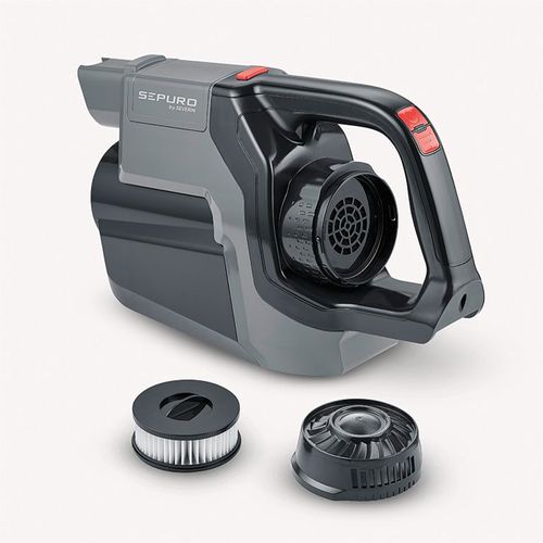 Aspirateur Balai 2en1 Rechargeable Avec Sac 18v Gris Hv7185