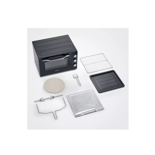 Four Posable XXL À Chaleur Tournante 60 L - 2 200 W - Minuteur 120 Min - Noir/inox - To 2073