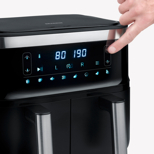 Friteuse à air chaud double SEVERIN FR2453 Noir