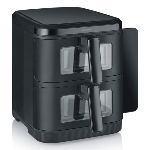 Friteuse Sans Huile 2x5.5l 2600w Noir Fr2468