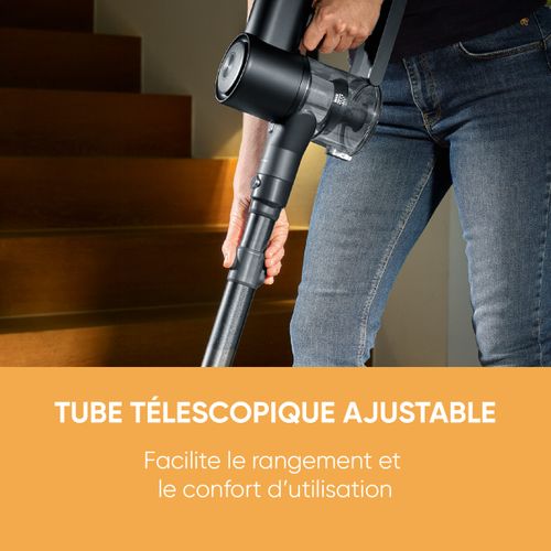 Aspirateur balai HV7192 - SEVERIN 2 en 1 sans fil - 130W - Noir