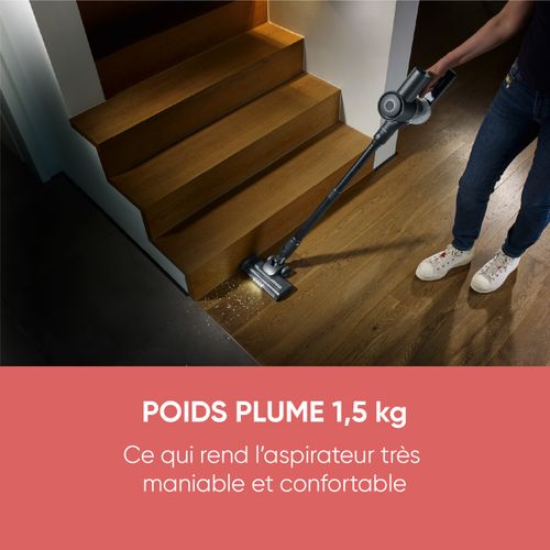 Aspirateur balai HV7192 - SEVERIN 2 en 1 sans fil - 130W - Noir
