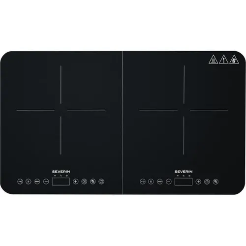 Plaque De Cuisson Posable  Vitrocéramique - Dk9194 - 2 Foyers - 10 Niveaux De Puissance - 3400w