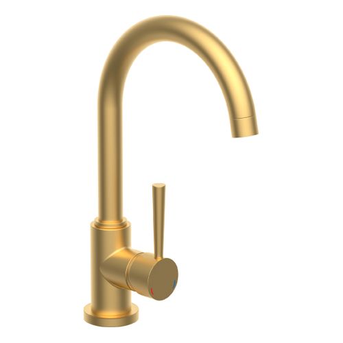 Mitigeur CORNWALL Or mat vue 3/4