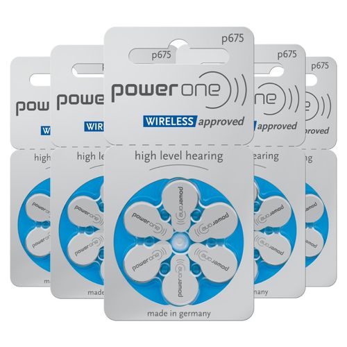 Powerone 675 : Piles Auditives Sans Mercure, 5 Plaquettes