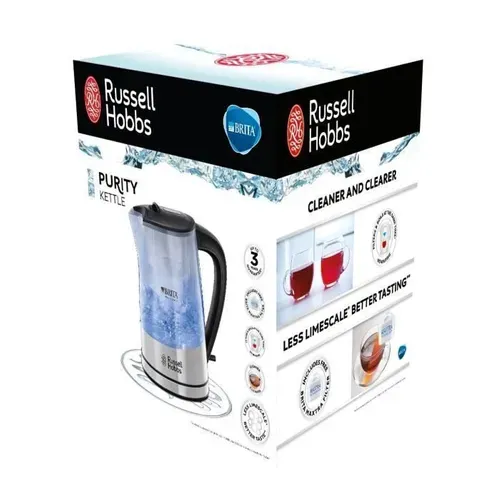 2285070 Bouilloire En Verre Filtrante 1,5l Clarity, Cartouche Filtre A Eau Brita Maxtra Inclus