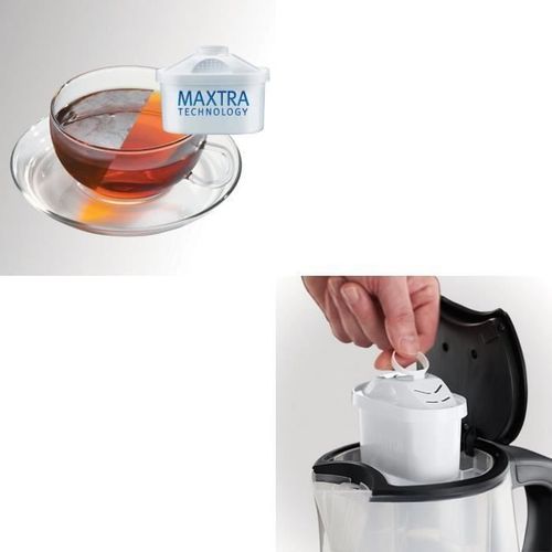 2285070 Bouilloire En Verre Filtrante 1,5l Clarity, Cartouche Filtre A Eau Brita Maxtra Inclus