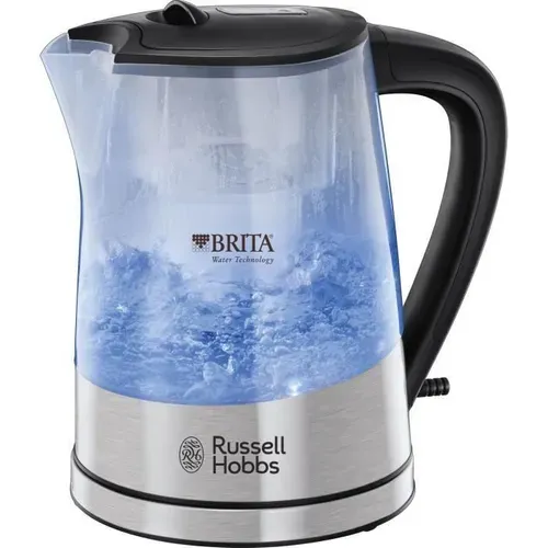 2285070 Bouilloire En Verre Filtrante 1,5l Clarity, Cartouche Filtre A Eau Brita Maxtra Inclus
