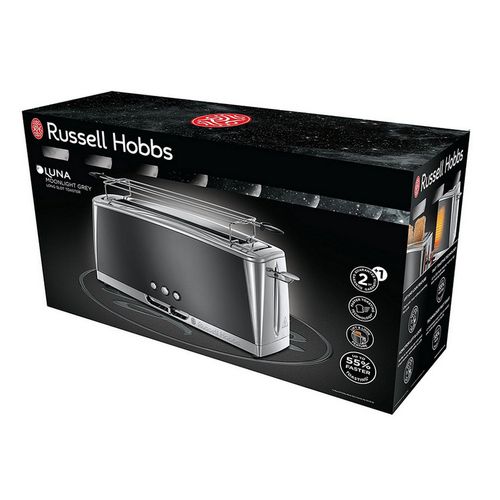 Grille-pains 1 Fentes 1420w Gris - 23251-56