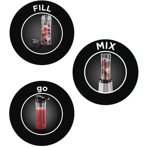 Blender Nomade Mixeur Electrique Mix And Go - 300w - Accessoires Inclus - 23470-56